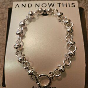 AND NOW THIS Silver Plated Bracelet
